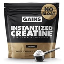 Gevinster i Bulk Instantized Creatin Monohydrat for mænd og kvinder, Opløselig Creatin Powder, Understøtter muskeltræning, Styrke og ydeevne, Bodybuilding Kosttilskud, Unflavored, 30 Serveringer