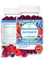 Lunakai USA Lavet Magnesium Glycinate Gummies 426mg med L-Theanin - rolig, søvn, Stress Relief for voksne & Børn, Non- GMO, Vegan, 60ct