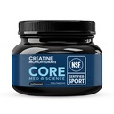 Core Med Science Creatine Monohydrate Powder 90 Servings - NSF Certified for Sport, 5g Pure Micronized Creatine, Unflavored Supplement for Strength, Recovery, Brain Energy, Mental Focus & Performance
