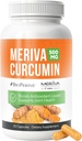 NERVE RENEW Meriva Curcumin med sort peber og bioperine - Antioxidant Boost Nerve Support - 30 kapsler