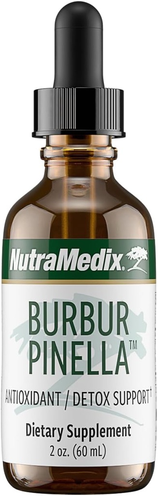 Nutramedicinsk burburbur- Pinella Brain Health Kosttilskud til voksne - Combat Brain Fog & Promote Nerve Support - Støtte en sund fuld krop Detox Rense - Biotilgængelig flydende Format (2 oz / 60 ml)