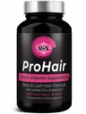 VWS Biotin 10.000 mcg Kosttilskud w / Zink & Selenium til at fremme Thicker hårvækst, stærkere negle og sund hud til kvinder og mænd, 60 Veganske kapsler