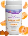 Magnesium Citrate Gummies - Sukkerfri, Vegansk og ikke-GMO for bedre søvn og afslapning - Ingen sukkeralkohol - Magnesiumtillæg til voksne, teenagere og børn - Tangerine - 240 Gummy