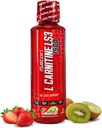 iSatori L- Carnitin LS3 1500, Flydende L- Carnitin med Acetyl L- Carnitin, L- Carnitin L- Tartrat, Stimulant Free Pre Workout, Lav kalorie, Sukker, Gluten, Keto- Friendly, Jordbær Kiwi (32 Servere)