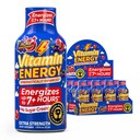 Vitamin Energi B12 11.000% Ekstra styrke Energi Shot Açaí Pomegranate 12 Pack, 260mg Naturlig Koffein, B12 & B6, Nootrope Focus, Vitality, Zero Sugar, Gluten- Free, Vegan, Kosher, 1.93 fl oz