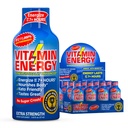 Vitamin Energi B12 11.000% Ekstra styrke Energi Shot Açaí Pomegranate 12 Pack, 260mg Naturlig Koffein, B12 & B6, Nootrope Focus, Vitality, Zero Sugar, Gluten- Free, Vegan, Kosher, 1.93 fl oz