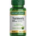 Nature's Bounty Turmeric Capsules, Herbal Supplement with Plant-Based Antioxidants, 450 Mg, 60 Ct