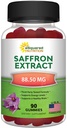 eSquared Nutrition Saffron Gummies - Saffron Extract Supplement - Pure Gummy Kosttilskud Alternativ til kapsler, piller, pulver & te