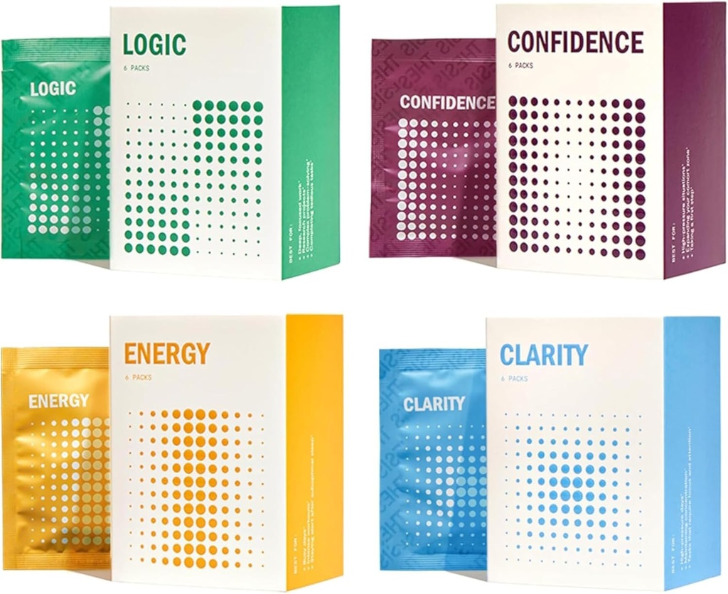 Thesis The Starter Kit - Nootrope kognitive kosttilskud med Klarhed, Logic, Tillid & Energi - fremmer Mental Fokus, Natural Energy & Memory - 24 Serveringer - 1 Måned Supply
