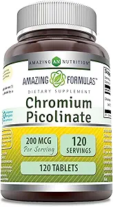 Amazing Formulas Chrom Picolinate Supplement Note 124; 200 Mcg Per Serving