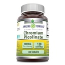 Amazing Formulas Chrom Picolinate Supplement Note 124; 200 Mcg Per Serving