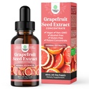 GSE Grapefrugt Seed Extract Liquid - One Drop Daily - Super koncentreret Grape Seed Extract Liquid Drops Rich in Bioflavonoider & Polyphenoler til Gut Health & Immunsupport - 2OZ - 60 Servering