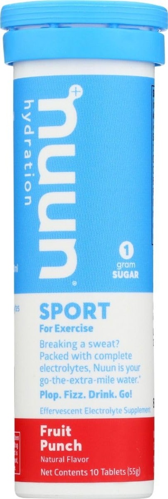 Nuun Active: Fruit Punch Electrolyte Enhanced Drink Tablets (2-Pack of 10)