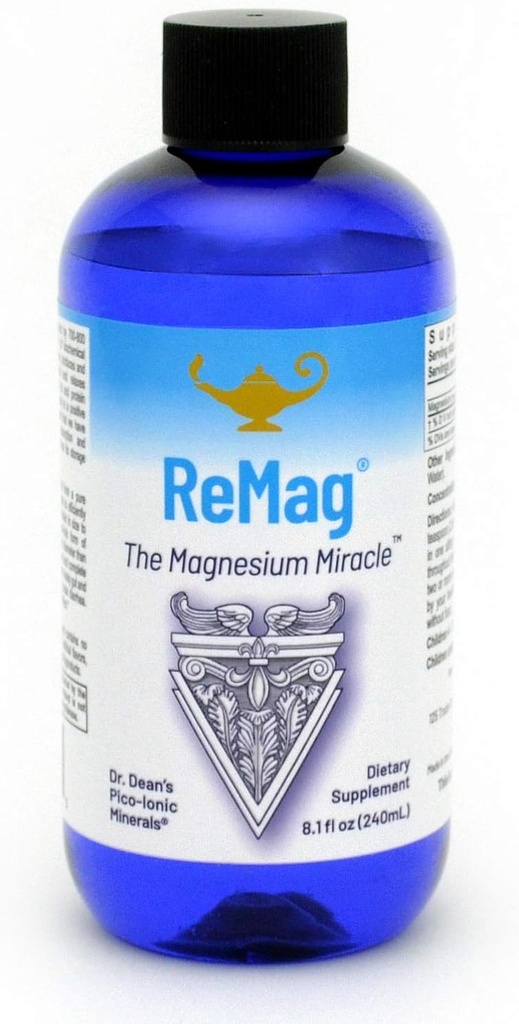 RnA ReSet ReMag Liquid - High Absorption Magnesiumchlorid, 8.1 Fl Oz (1- Pack)