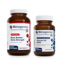 Metagenics Bundle - Bone Builder Extra Strength & D3 5000- 180 Tablets of Bone Builder * - 20 Softgels of D3 5000 for immunforsvar & Heart Health *