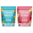 Ultima Replenisher Electrolyte Powder Drink Bundle - Sugar Free - Crave Killer and Gut Health, 14 Stickpacks - 6 Electrolytes and Minerals - Keto Friendly, Vegan, Non- GMO