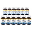 LOVITA 12-Pack Bulk Omega Bundle - 6 Fish Oil & 6 Norwegian Cod Liver Oil, Max Strength rTG & TG Forms, Non-GMO (12 Pc)