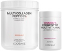 Codeage - Multi Collagen Protein + kvinders daglige multivitamin bundle