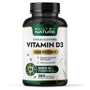 Built by Nature Vitamin D3 5000 IU – Vitamin D Supplement with Coconut MCT Oil - High Absorption Vitamin D, Easy to Swallow Vitamin D3-360 Mini Softgels