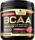 Muscle Recovery Drink Powder med BCAA, L- Glutamin & Aminosyrer - Bedste Muscle Recovery Kosttilskud til post workout - Sukker fri, Forgrenet Chain Aminosyre supplement til kvinder og mænd - 45 Servering