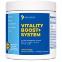 Vitality Boost+ System | 500mg Ashwagandha KSM-66 + Magnesium Powder Supplement for Women & Men with CoQ10, BCAA & Turmeric – Energy, Stress Relief, Mood, Sleep, Recovery & Immune Support,USA