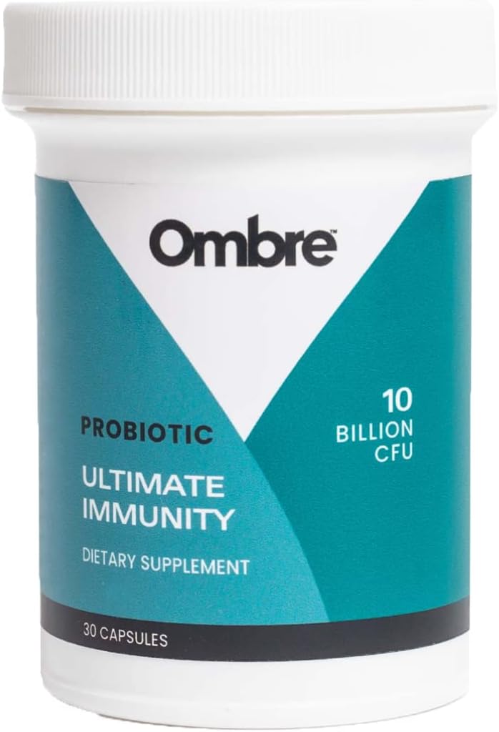 Ambre Ultimate Immunity Probiotika, immunstøtte supplement, 10 milliarder CFU, Shelf- Stable, 30 Servere