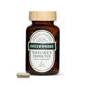 Greenworks Nature 's Immun- Organic Daily Immunsupport med Elderberry, Echinacea, Ingefær, Gurkemeje & Medicinsk Svampe - Vegan, Non- GMO, Gluten- Free - 30 Servere