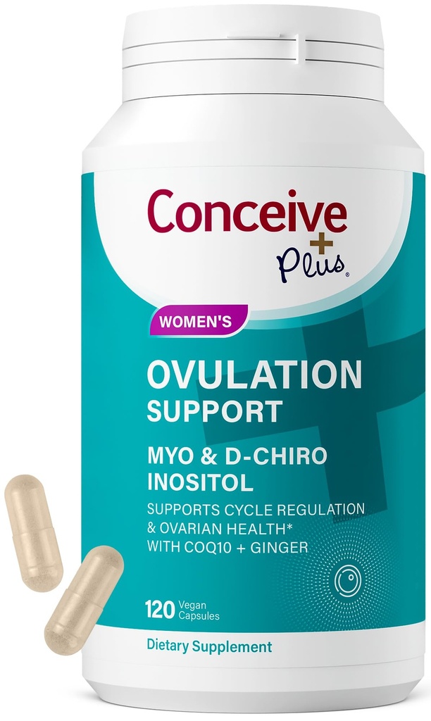 CONCEIVE PLUS Ovulationsunderstøttelse af 124; Myo- Inositol & D- Chiro Inositol til kvinder Fertilitet