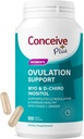 CONCEIVE PLUS Ovulationsunderstøttelse af 124; Myo- Inositol & D- Chiro Inositol til kvinder Fertilitet