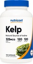 Nutricost Kelp Kapsler, 325mcg af jod, 120 Kapsler, Vegetarisk, Non- GMO & Gluten Free