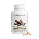 Organic Ashwagandha with BioPerine® | 600mg Root Extract | Black Pepper for Absorption | 60 Vegetarian Capsules | Non-GMO, Gluten Free