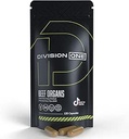 Divisionone Oksekød orgel supplement - Primal blend med lever, hjerte, Nyre, Oksekød lever supplement Græs Fed, Organ Kød Kosttilskud til mennesker, non-GMO, 120 Caps.