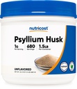 Nutricost Psyllium Husk Powder (1,5 pund) - GMO- Free, Gluten- Free