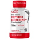 Naturens Fusions Dihydroberine Supplement 200mg 60 kapsler - med Ceylon kanel, 5X mere effektiv end regelmæssig berberine HCL - Nutri kosttilskud