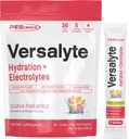 PEScience Versalyte Electrolyte Hydration Packets, Sugar Free Electrolyte Powder with Magnesium, Taurine, Antioxidants, Trace Minerals, Low Sodium - Guava Pineapple, 30 Servings