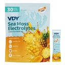 Sea Moss Electrolytes Powder Packets - Hydration Packets Sugar Free - Electrolyte Packets with 30 Sticks - Zero Sugar & 0 Calorie - Keto Friendly - Gluten Free Drink Mix - Mango Pineapple