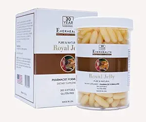 Everhealth Royal Jelly 1000mg 300 kapsler Kosttilskud