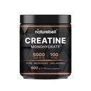 NatureBell Creatinine monohydrat pulver - 500g - Mikroniseret pulver - Levere 5,000mg Creatin per servering - Pre- workout eller post- workout support * - Vegan & Keto Friendly - Unflavored