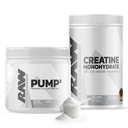 RAW Nutrition Creatine Monohydrate & Unflavored Pre-Workout Powder Bundle