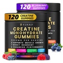 Creatine Monohydrate Gummies for Men & Women, 9000MG Creatine Gummies Sugar Free -BCAA 2:1, B12 B6 for Boost Strength, Focus & Endurance, Vegan, Non-GMO