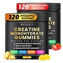 Creatine monohydrat Gummier for mænd og kvinder, 9000MG Creatine Gummies Sugar Free -BCAA 2: 1, B12 B6 for Boost Styrke, Focus & Endurance, Vegan, Non- GMO