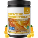 Creatine Monohydrate Gummies (5g) – Pre-Workout Energy & Muscle Growth Support for Men & Women | Orange Electrolyte Gummies (135 Count)