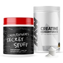 RAW Nutrition Creatine Monohydrate & Thavage (Tastes Like Winning) Pre-Workout Powder Bundle