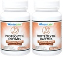 Wonder Laboratories Proteolytic Enzymes | Bromelain Papain Pancreatin Trypsin 550 mg Total with Standardized Amylase, Lipase, and Protease, 100 Tablets (Pack of 2)