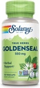 SOLARAY Goldenseal Root 550mg - Golden Seal Capsules - Urtetilskud til wellness support - Non-GMO, Vegan, Gluten Free, Lab Verified, 60-dages penge tilbage garanti, 50 Servere, 50 VegCaps