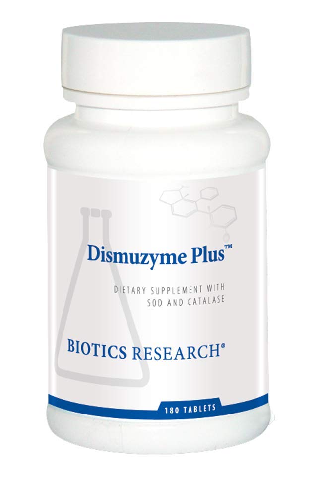 Bioetik Forskning Dismuzyme Plus Høj Antioxidant Aktivitet, Understøtter immunsystem, Comfort og fælles Flexion, 180 tabletter