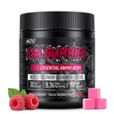 EAA Gummies - 2: 1: 1 BCAA Formel (8300mg) - Essentielle Aminosyrer til Muscle Recovery & Endurance - Non- GMO, Gluten Free, Sugar Free, Vegetar, Raspberry Flavor - 90 Greve
