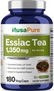 NusaPure Essiac Tea 1350 mg 180 Veggie Caps (vegetarisk, non- GMO)