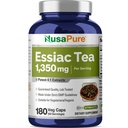 NusaPure Essiac Tea 1350 mg 180 Veggie Caps (vegetarisk, non- GMO)