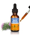 Herb Pharm Milk Thistle Liquid Extract: Organic Silybum marianum Extract Healthy Liver Function Support, Cleanse & Detoxify, Fast-Absorbing Milk Thistle Herbal Supplement, Up to ~3 Week Supply, 1 oz*